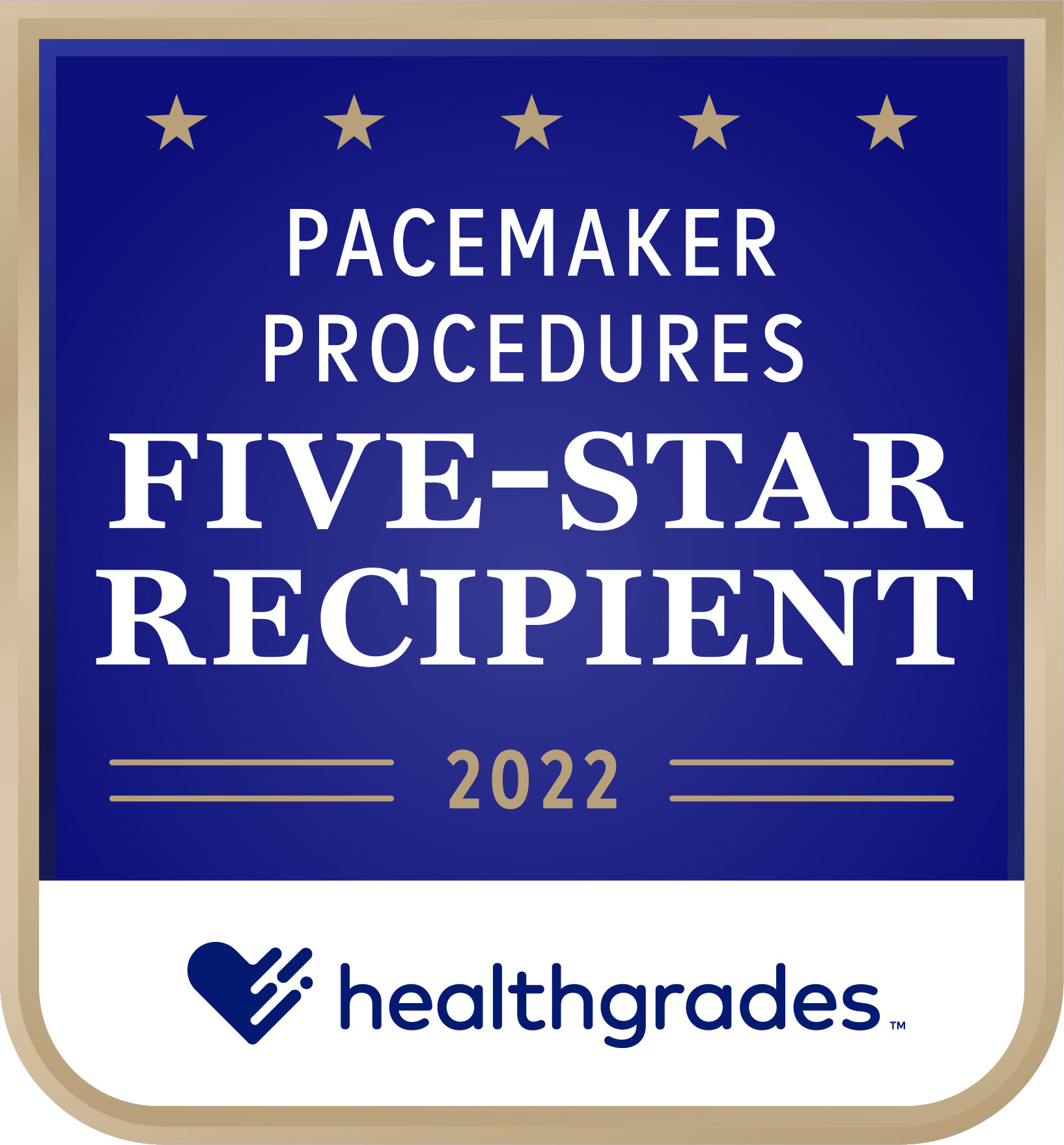 Five-Star for Pacemaker Procedures Medallion