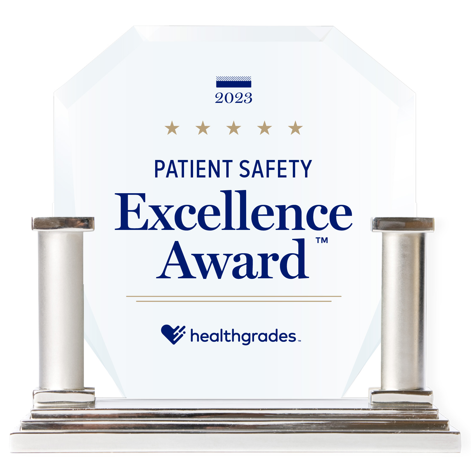 Patient Safety Excellence Award Trophy
