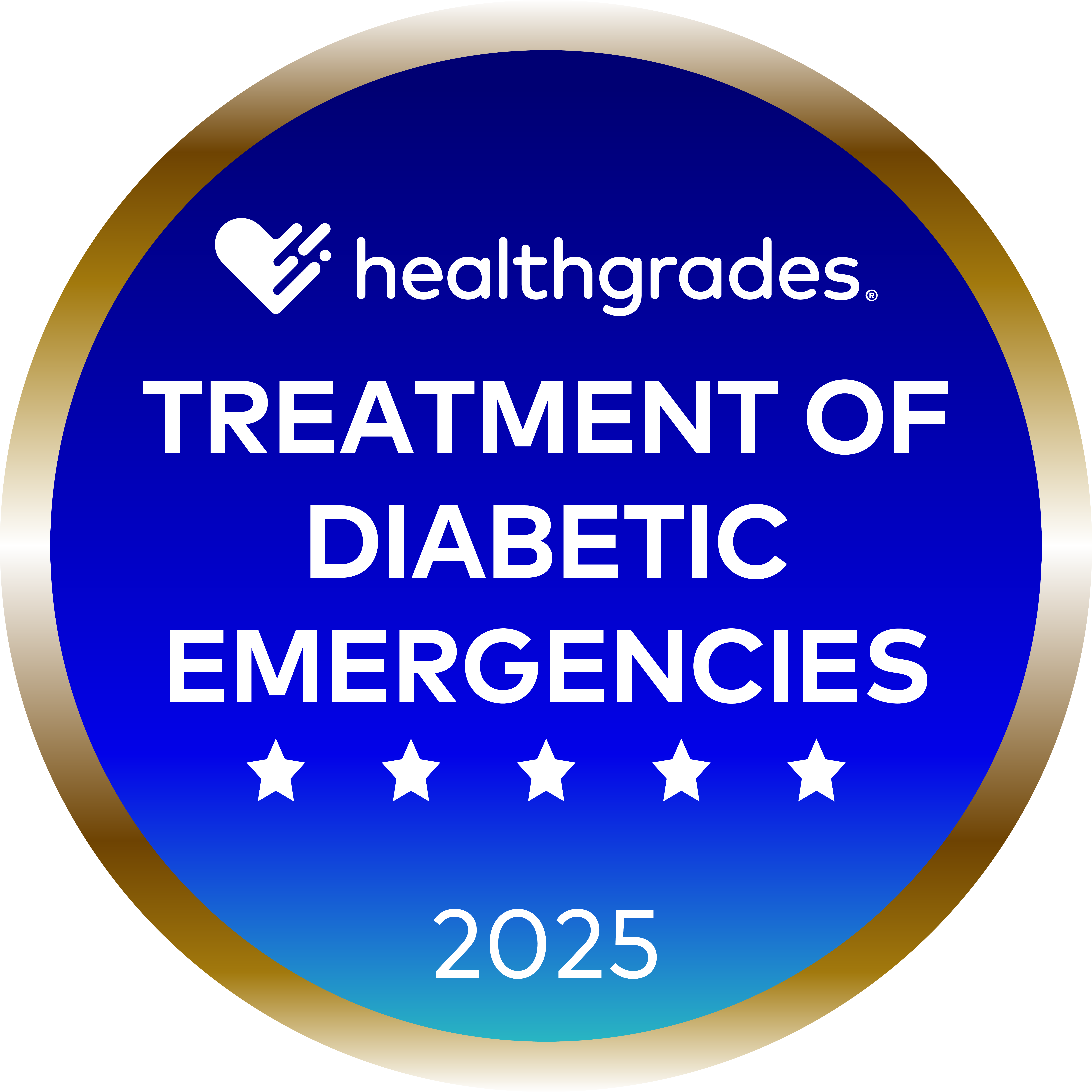 Treatment of Diabetic Emergencies Healthgrade award 2025 