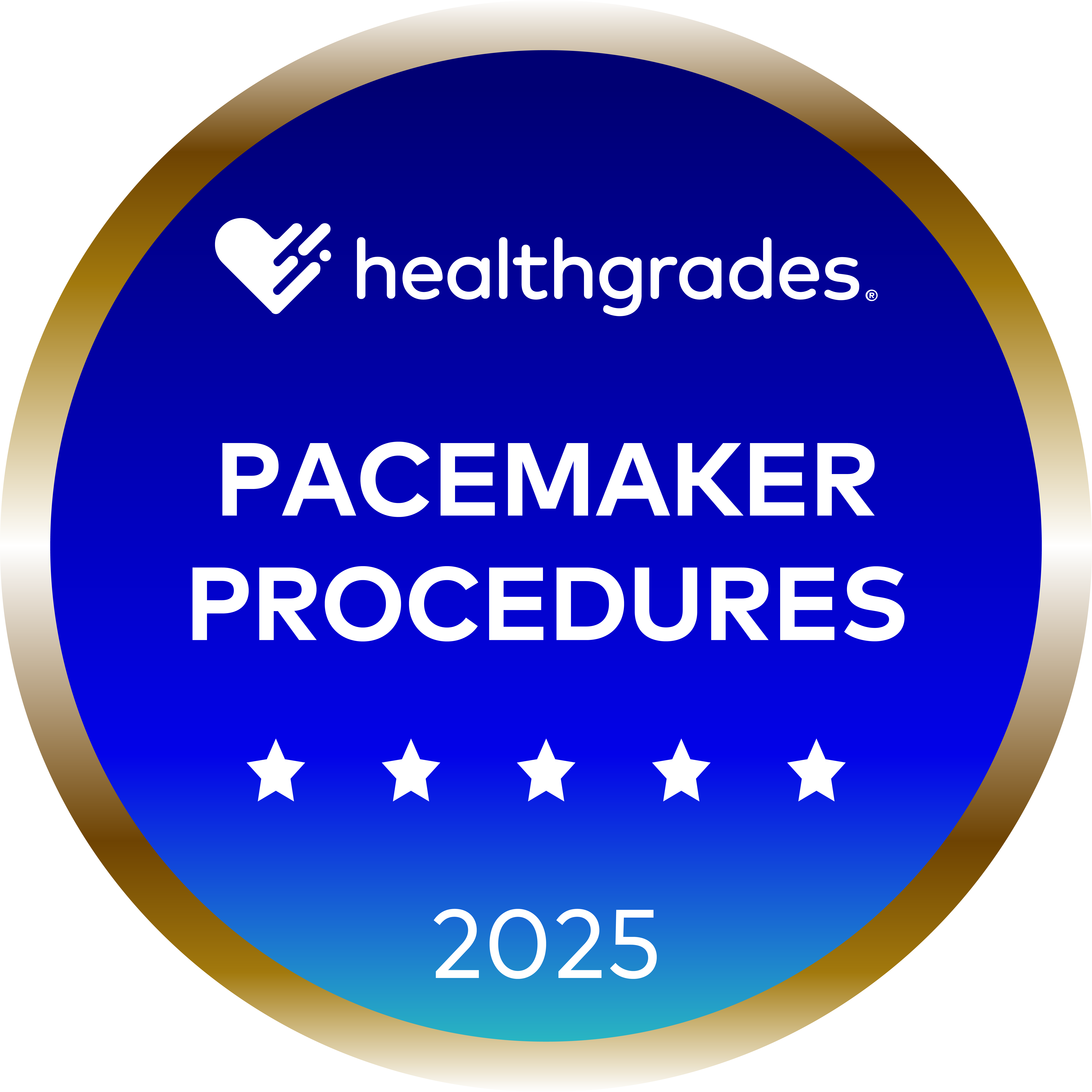 Pacemaker Procedures Healthgrades 2025 award 